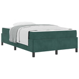 Struttura del letto Verde Scuro 120 x 200 cm Tessuto