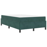 Struttura del letto Verde Scuro 120 x 200 cm Tessuto