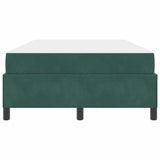 Struttura del letto Verde Scuro 120 x 200 cm Tessuto