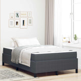 Struttura del letto Grigio scuro 120 x 200 cm Tessuto