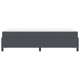 Struttura del letto Grigio scuro 120 x 200 cm Tessuto