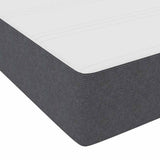 Struttura del letto Grigio scuro 140 x 190 cm Tessuto