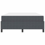 Struttura del letto Grigio scuro 140 x 190 cm Tessuto