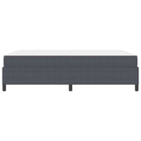 Struttura del letto Grigio scuro 140 x 200 cm Tessuto