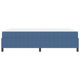 Struttura del letto con materasso Blu 160 x 200 cm Tessuto