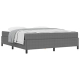 Struttura del letto Grigio chiaro 180 x 200 cm Tessuto
