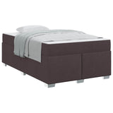 Struttura del letto Marrone Scuro 120 x 200 cm Tessuto