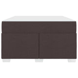 Struttura del letto Marrone Scuro 120 x 200 cm Tessuto