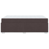 Struttura del letto Marrone Scuro 120 x 200 cm Tessuto