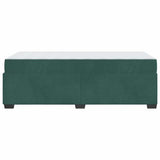 Struttura del letto Verde Scuro 100 x 200 cm Tessuto