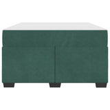 Struttura del letto Verde Scuro 120 x 200 cm Tessuto