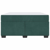 Struttura del letto Verde Scuro 140 x 200 cm Tessuto