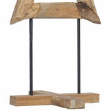 Albero di Natale Marrone 120 cm Legno massello di teak