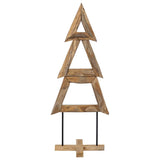 Albero di Natale Marrone 150 cm Legno massello di teak