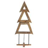 Albero di Natale Marrone 180 cm Legno massello di teak