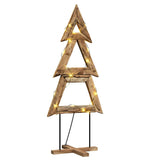 Albero di Natale Marrone 180 cm Legno massello di teak