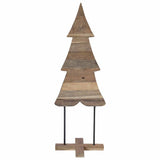 Albero di Natale Marrone 120 cm Legno massello di teak
