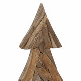 Albero di Natale Marrone 150 cm Legno massello di teak