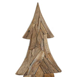 Albero di Natale Marrone 180 cm Legno massello di teak