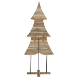 Albero di Natale Marrone 180 cm Legno massello di teak