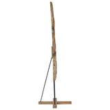 Albero di Natale Marrone 180 cm Legno massello di teak