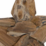 Stella di Natale Marrone 60 x 5 x 75 cm Legno di teak solido