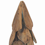 Albero di Natale Marrone 50 cm Legno massello di teak