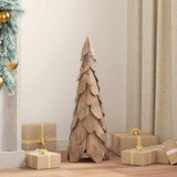 Albero di Natale Marrone 80 cm Legno massello di teak