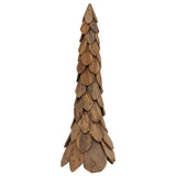 Albero di Natale Marrone 110 cm Legno massello di teak