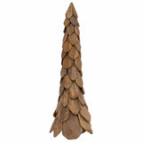 Albero di Natale Marrone 110 cm Legno massello di teak