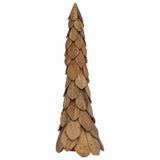 Albero di Natale Marrone 110 cm Legno massello di teak