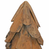 Albero di Natale Marrone 60 cm Legno massello di teak