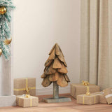 Albero di Natale Marrone 60 cm Legno massello di teak