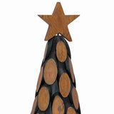 Albero di Natale Marrone 60 cm Legno massello di teak