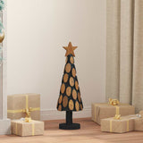 Albero di Natale Marrone 60 cm Legno massello di teak