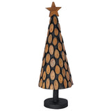 Albero di Natale Marrone 90 cm Legno massello di teak