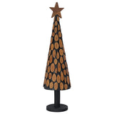 Albero di Natale Marrone 120 cm Legno massello di teak