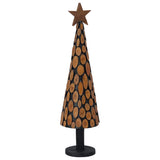 Albero di Natale Marrone 120 cm Legno massello di teak