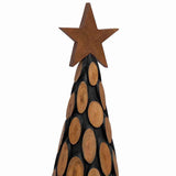 Albero di Natale Marrone 150 cm Legno massello di teak