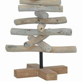 Albero di Natale Marrone 60 cm Legno massello di teak