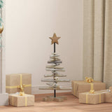 Albero di Natale Marrone 60 cm Legno massello di teak