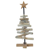 Albero di Natale Marrone 60 cm Legno massello di teak