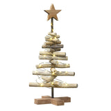 Albero di Natale Marrone 60 cm Legno massello di teak