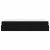 Struttura letto con materasso 2 pcs Nero Tessuto
