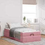 Struttura letto con materasso 2 pcs Rosa Velluto
