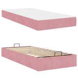Struttura letto con materasso 2 pcs Rosa Velluto