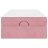 Struttura letto con materasso 2 pcs Rosa Velluto