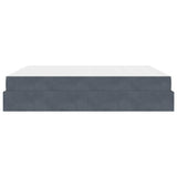 Struttura letto con materasso 2 pcs Grigio Sfumato Velluto