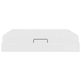 Letto con contenitore e materasso Bianco 160 x 200 cm