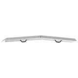 Ramp di Carico 2 pcs Argento 166 x 22,5 x 4,5 cm